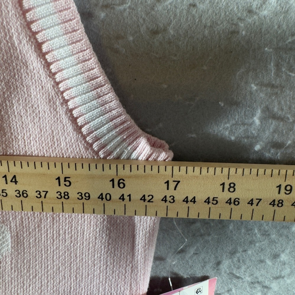 1596 | NWT Megan Moroney Cloud 9 Pink Knit Lounge Set Shorts XXL - Picture 4 of 16